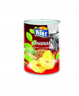 Kier ananás v náplasti v sirupe 24 x 565g