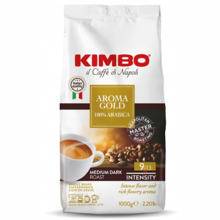 Zrnková káva -  Kimbo Aroma Gold 1kg Granist