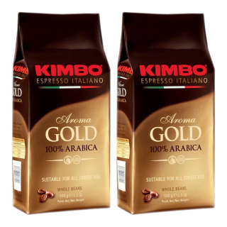 Zrnková káva - Kimbo Aroma Gold 500g X2 Káva Granulované
