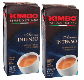 Káva mletá - Kimbo Aroma Intenso 2x250g mletá káva