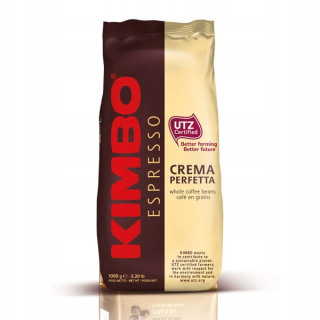 Zrnková káva - Kimbo Crema Perfetta 1kg Utz CF Káva Granist