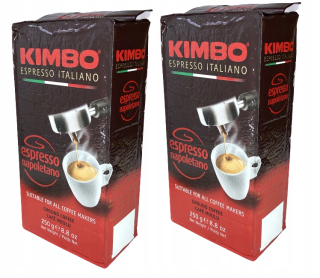 Káva mletá -  KIMBO Espresso Napoletano 2x250g mleté kávy