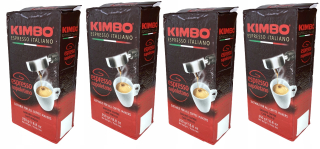 Káva mletá -  Kimbo espresso Napoletano 4x250g mleté kávy