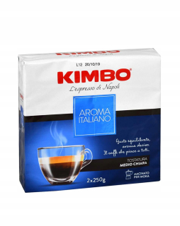 Káva mletá - Kimbo Coffee Aroma Talianska mletá klasika 2x250git