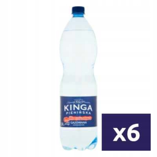 Perlivá minerálna voda Kinga Pienińska 6 x 1,5 l