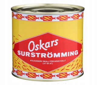 Nakladaný sleď Oskars Surstromming Big Box 710g