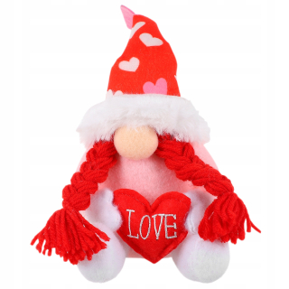 Darček na Valentína - Milujúci vypchatý trpaslík Nordic Gnome socha