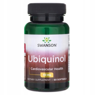 Coenzým Q10 Active 50mg Ubiquinol 60 K Swanson