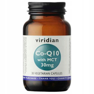 Coenzyn Q-10 30 mg s MCT 30mg 30 viridian kapsuly