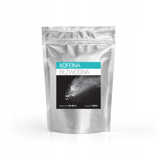 Kofeín bezvodý 5 kg, 100% práškový prach