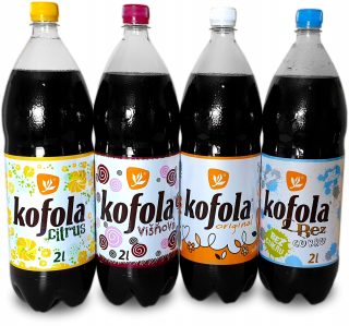 KOFOLA - MEGA PAKA 4 FLAVORS-8X2L-ORIGINÁLY Z Českej republiky
