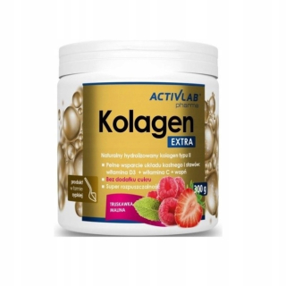 Ochrana kĺbov - Kolagén Extra 300g Zdravé rybníky Strawberry Raspberry
