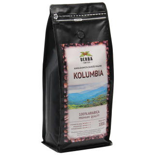 Zrnková káva - Kolumbia 1000g Káva zrnitosť čerstvo pečené