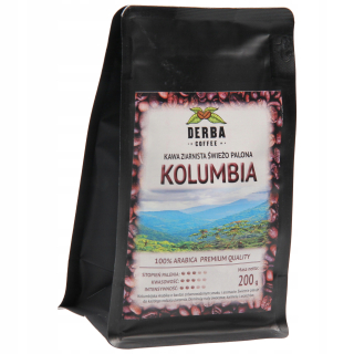 Zrnková káva - Kolumbia 200g Coffee Grainy čerstvo pečené