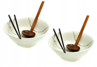 Sada misiek - Ramen Hana White 22 cm [6042075]