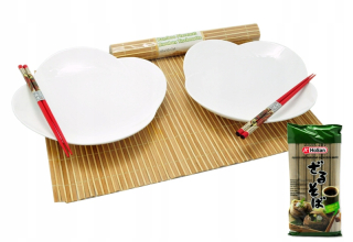 Sada tanierov Soba Tulip White + rezance Soba