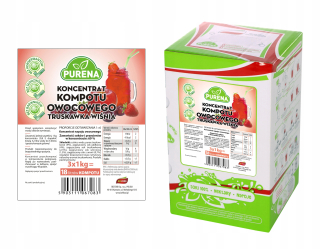 Strawberry-Cherry Compote (END) Purena 18L / 3KG