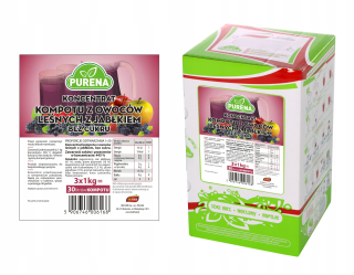Kompótor lesného ovocia (koncentrát) 30L / 3KG Purena