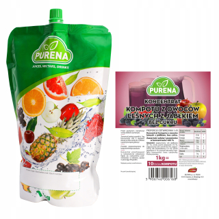 Kompót z lesného ovocia (koncentrát) PURENA 10l / 1kg