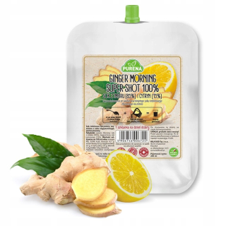 Koncentruje sa so zázvorom a citrónom. Purena. 200 ml.
