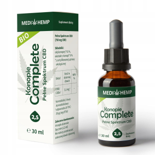 CBD - Kanabisom Complete 2.5 30ml | Medi Konope |
