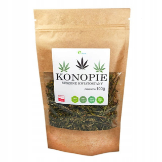 Konopné semená sušené kvetenstvá CBD 100g