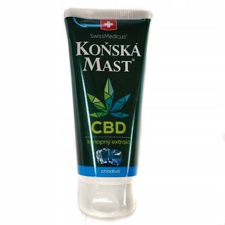 CBD - Jazda na chladenie masti s konopným CBD extraktu