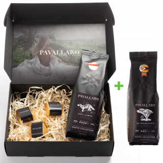Kopi Luwak 100g + Zimbabwe sada kávových zŕn