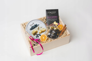 Košík Blueberry Butter Cookies & Honey