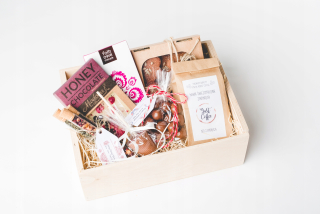 Darčekový kôš Folk Chocolate & Gingerbreads