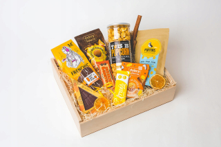 Kôš Forkids | Orange Chocolate & Carmel Popcorn