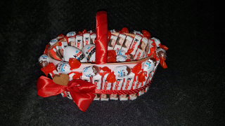 Košík košík Darček Sweets Darčekový Kinder