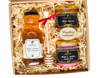 Darčekový kôš Honey Raspberry Day MOM Narodeniny