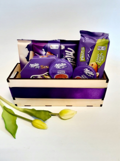 Darčekový kôš Sweets Milka pre deti spoločenstvo