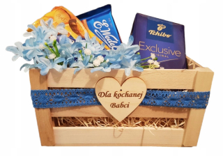 Košík, darček, narodeniny, výročie, meno deň + rytec