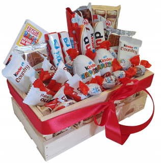 Darčekový kôš, Darček s Kinder Sweets