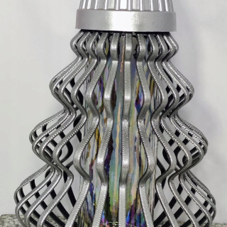 Vianočný stromček na sviečku-lampu