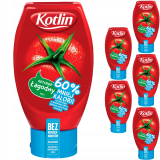 Kečup kečup mierna 60% menej kalórií 6x450g