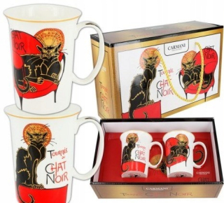 KPL. 2 hrnčeky - French Black Cat (Carmani) auto