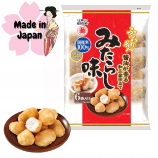 Japonska kuchyňa - Rice sušienky Mitarashi Mochi z Japonska