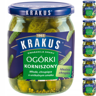 Cracus Cucumbers Gherkins Marinované 6x500g