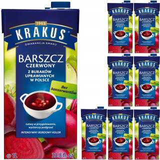 Cracus misky polievka borsch červená tradičná 8x1l