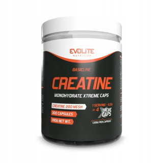 Kreatín - Kreatín Evolit Nutrition Creaine 300 čiapky.