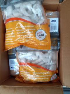 Krevety vannamei tiger