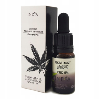 CBD - CBD klesne o 5% 10ml Indie Cosmetic Hemp Natural