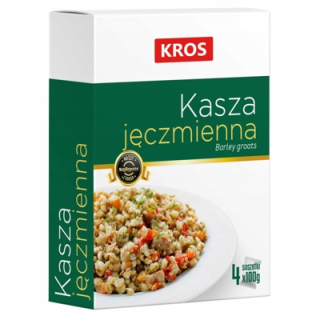Kros Barley GROATS 4 x 100G -20 kusy