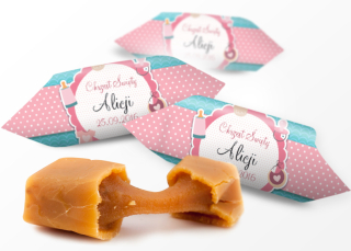 Fudge s potlačou na krst - vzory - 2kg