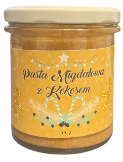 Raven maslo krém ALMOND PASTE S COCONUT 300G