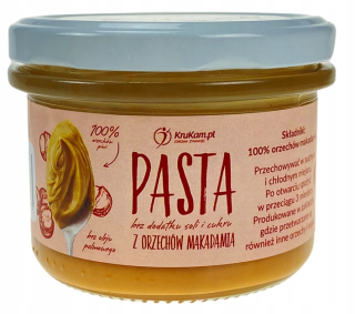 Raven Makadamia orech pasta bez cukru 150g