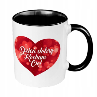 Darček na Valentína - Valentínska mediagraf 330 ml keramiky
